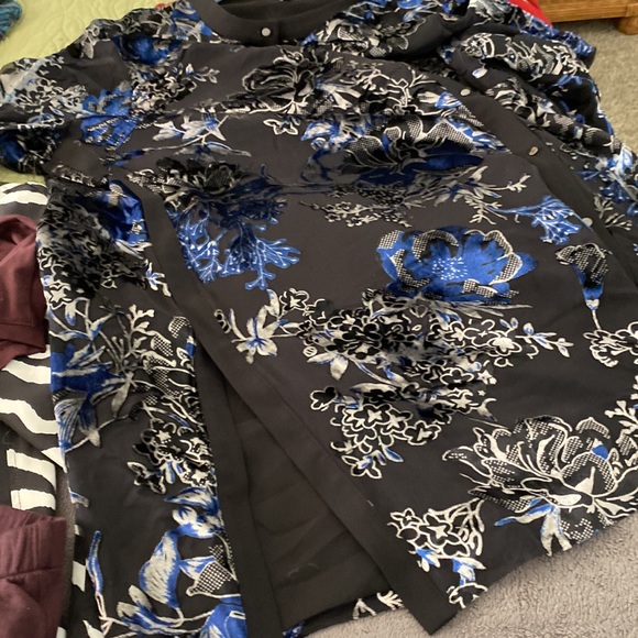 New MISOOK size 2X drama velvet tunic top - Picture 14 of 15